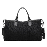Leopard Print Travel Duffel Bag