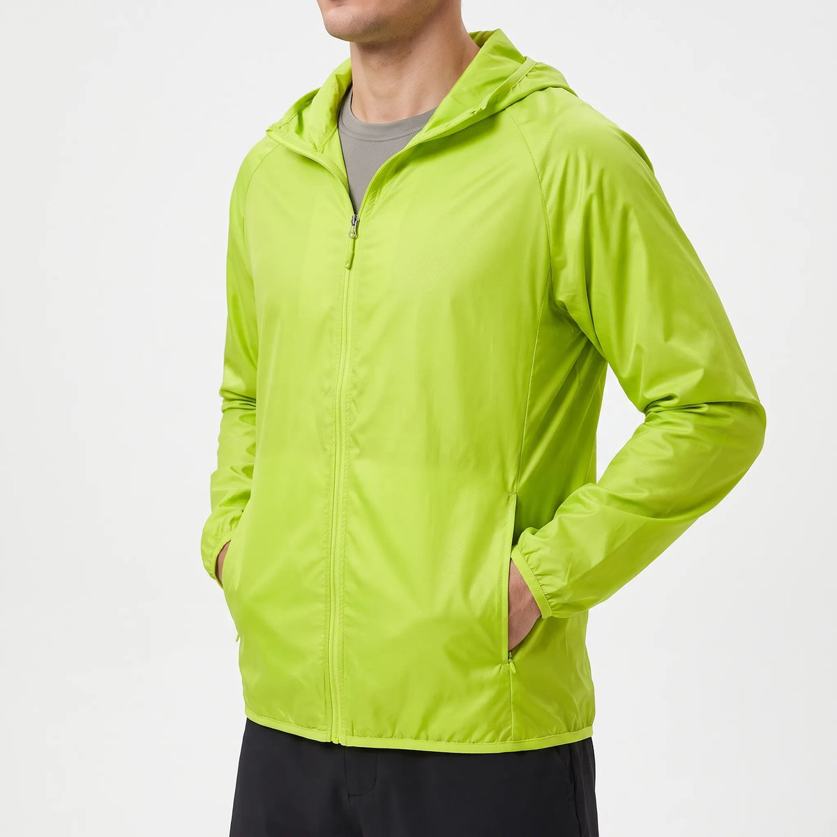 Lightweight Hooded Windbreaker