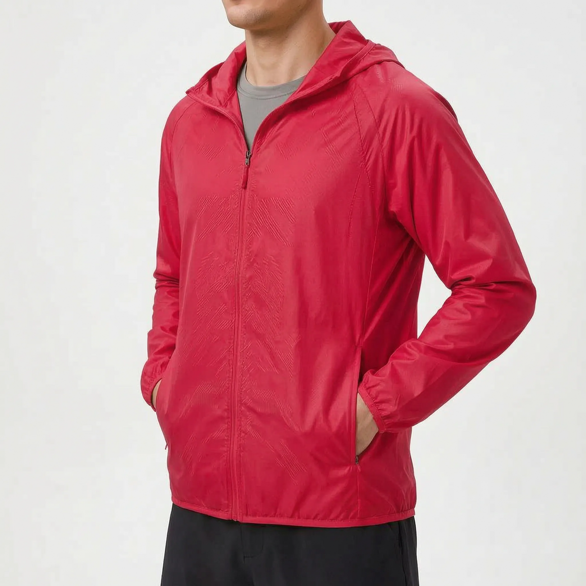 Lightweight Hooded Windbreaker