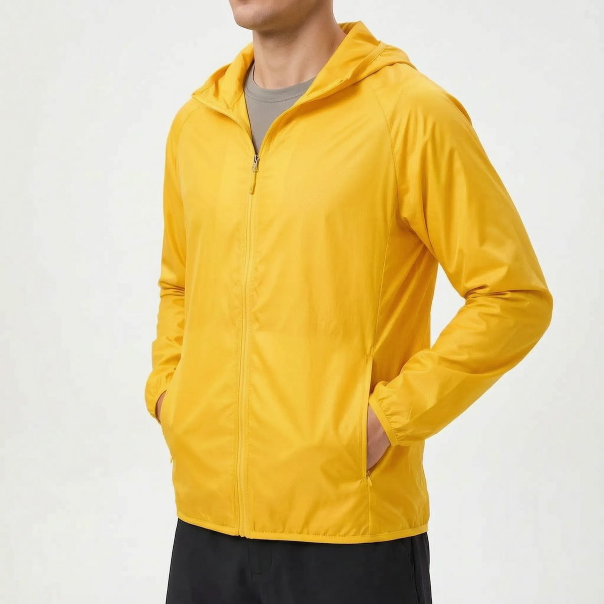Lightweight Hooded Windbreaker
