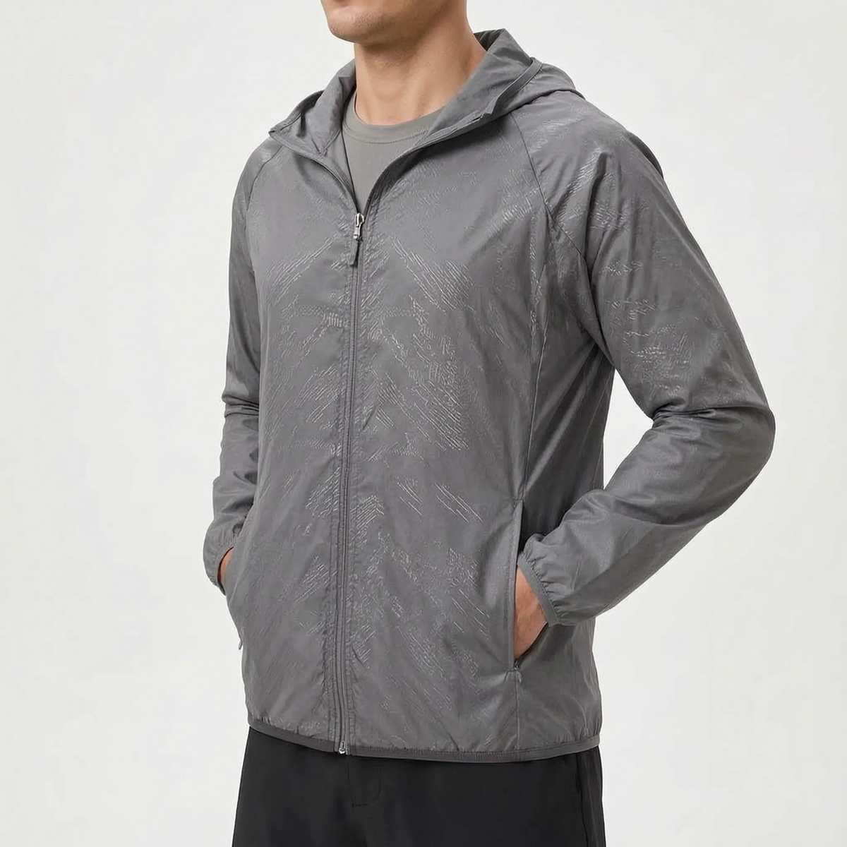 Lightweight Hooded Windbreaker