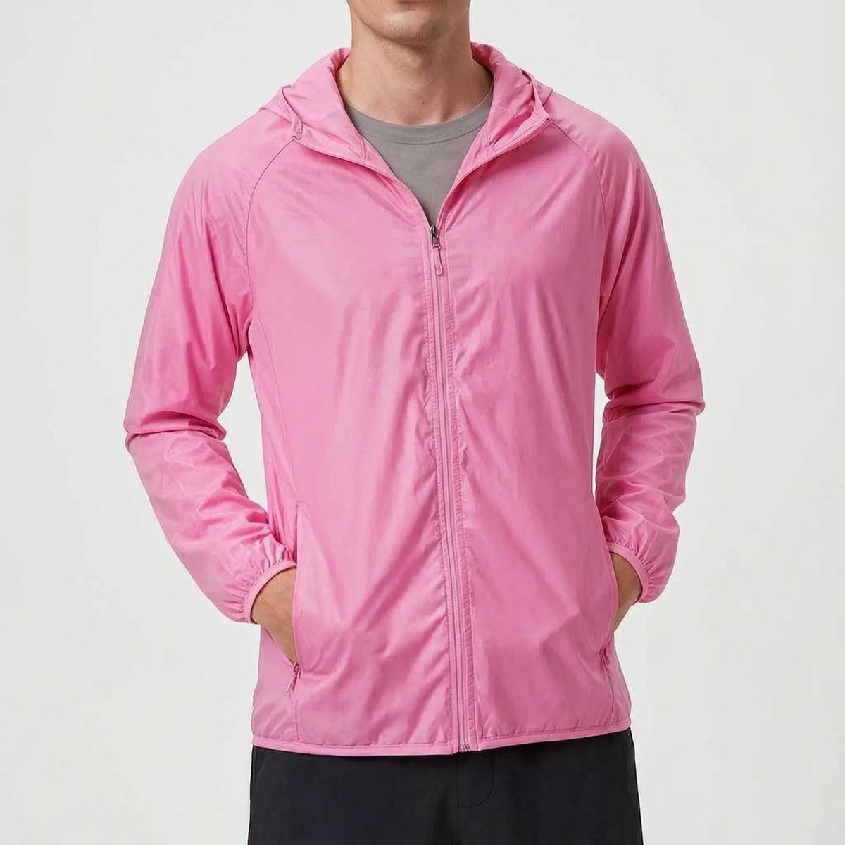 Lightweight Hooded Windbreaker