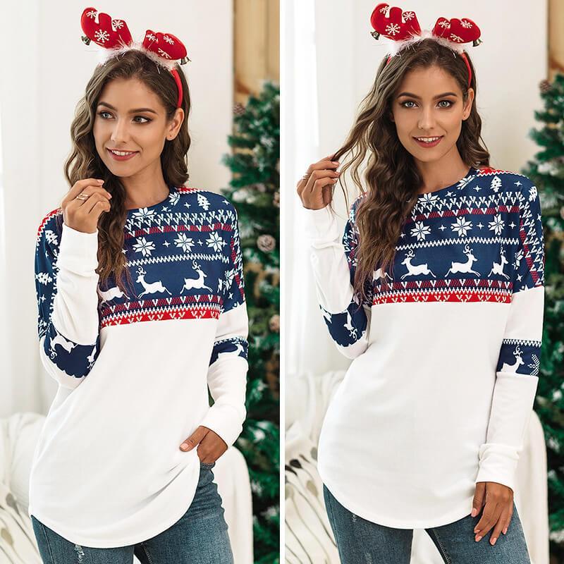 Long-Sleeve Christmas Sweatshirt