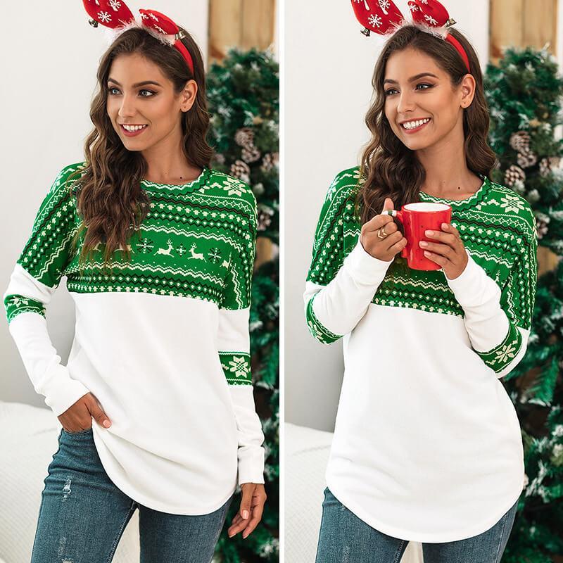 Long-Sleeve Christmas Sweatshirt