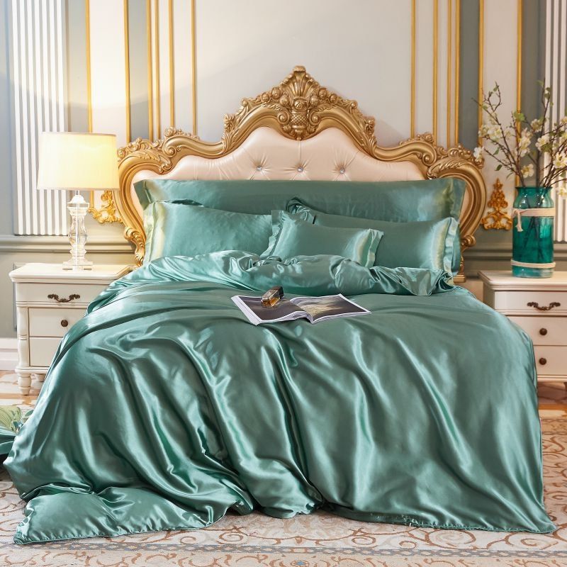 Luxury Satin Silk 4-Piece Bedding Set