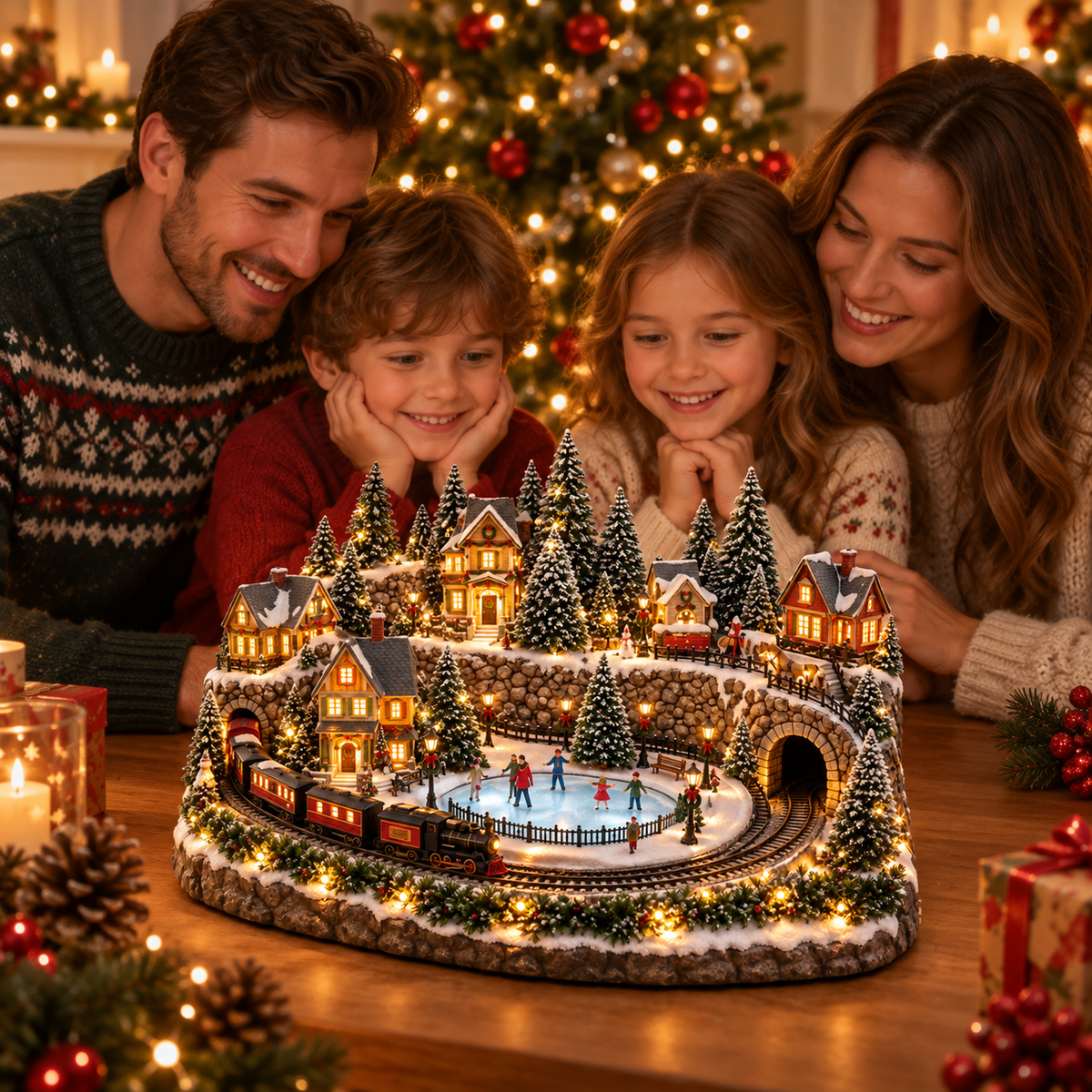 Magical Christmas Train & Skating Rink