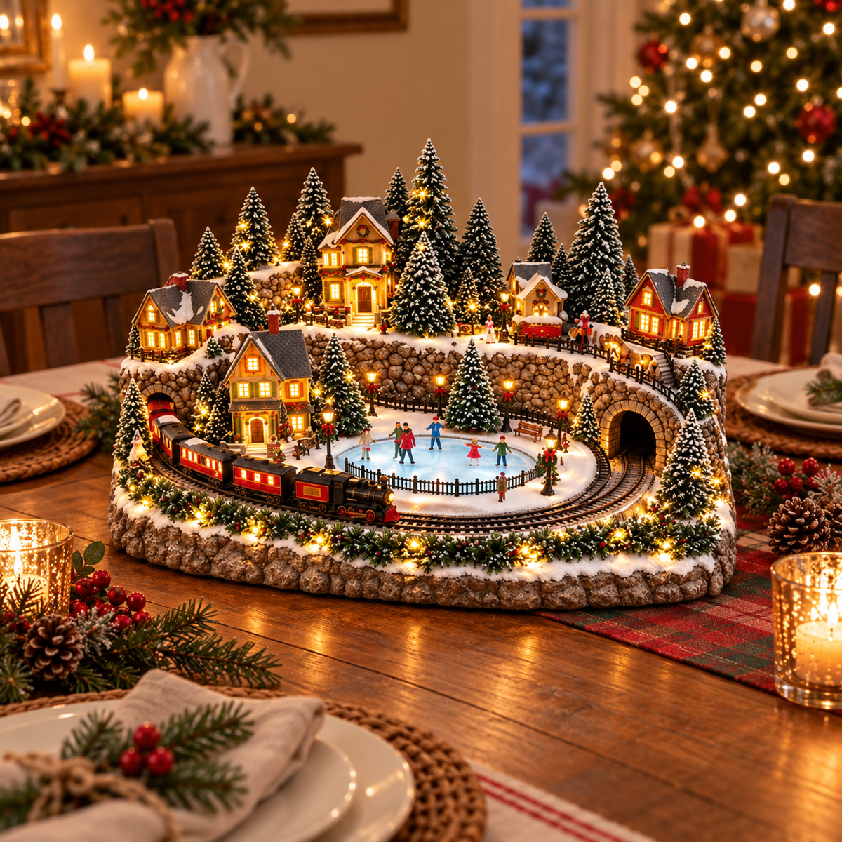 Magical Christmas Train & Skating Rink