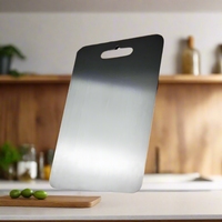 Medical-Grade Titanium Cutting Board - Safe Non-Porous Surface