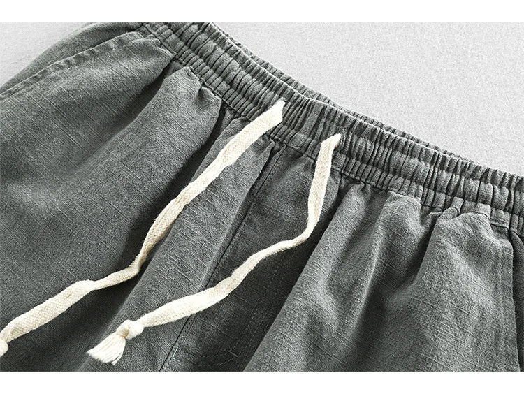 Men's Elastic Waist Casual Shorts