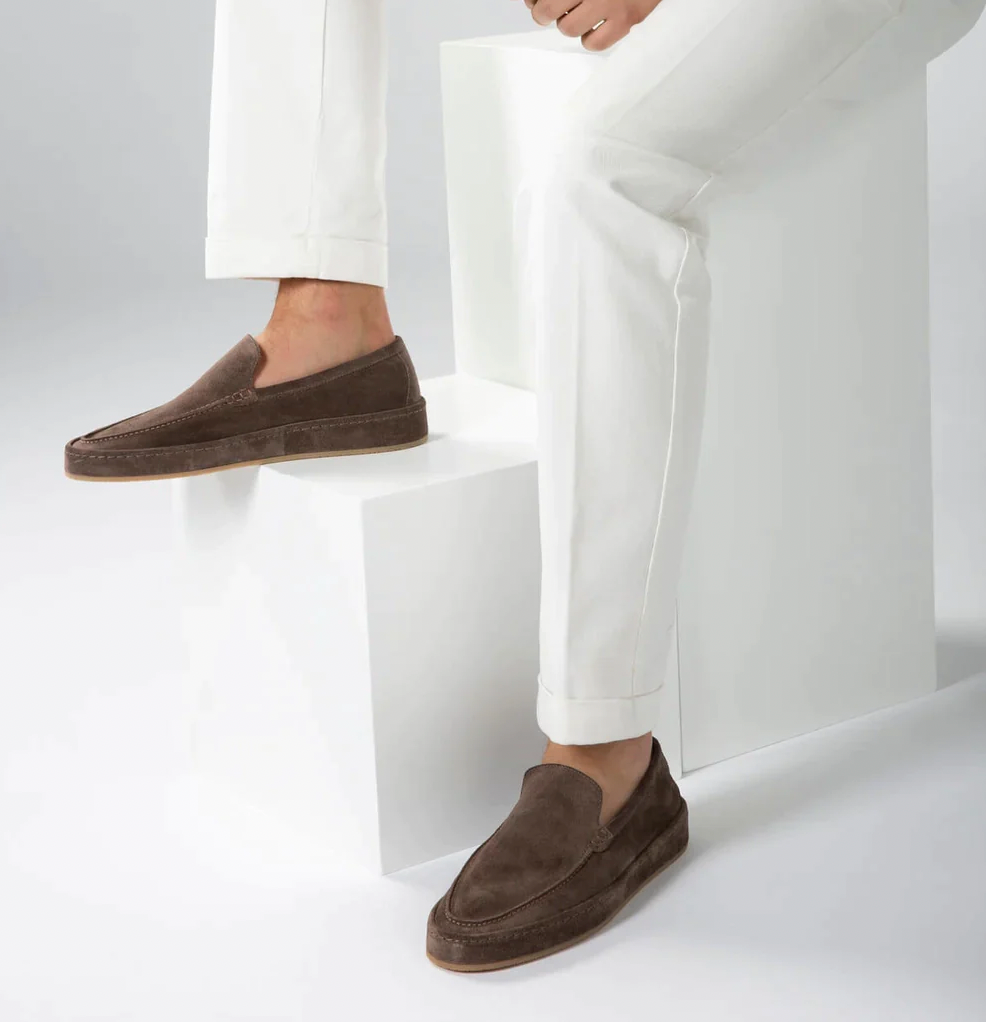 Men’s Elegant Slip-On Loafers – Comfortable Smart Casual Everyday Shoes with Soft Cushioned Sole