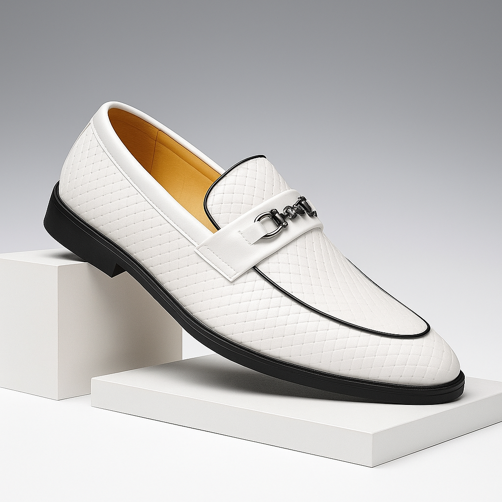 Men's Embossed Bit Loafers