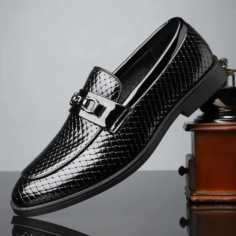 Men's Embossed Bit Loafers