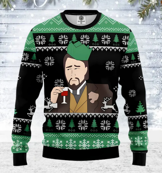 Men's Funny Meme Christmas Sweater – Festive Fun & Comfort