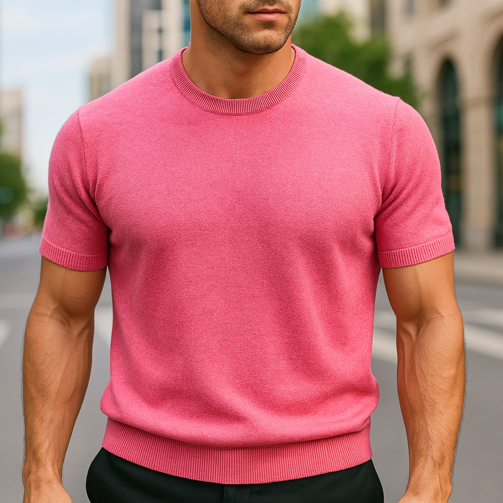 Men's Knitted T-Shirt