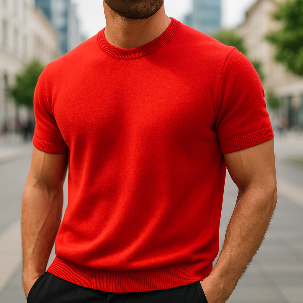 Men's Knitted T-Shirt