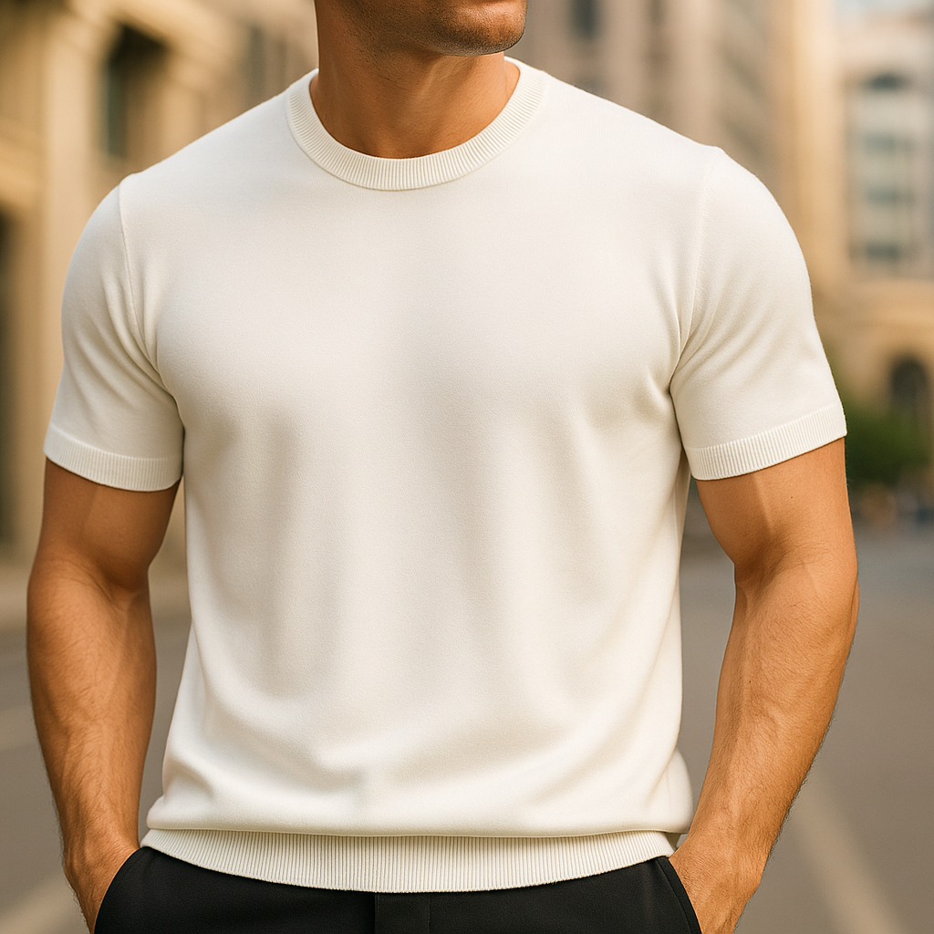 Men's Knitted T-Shirt