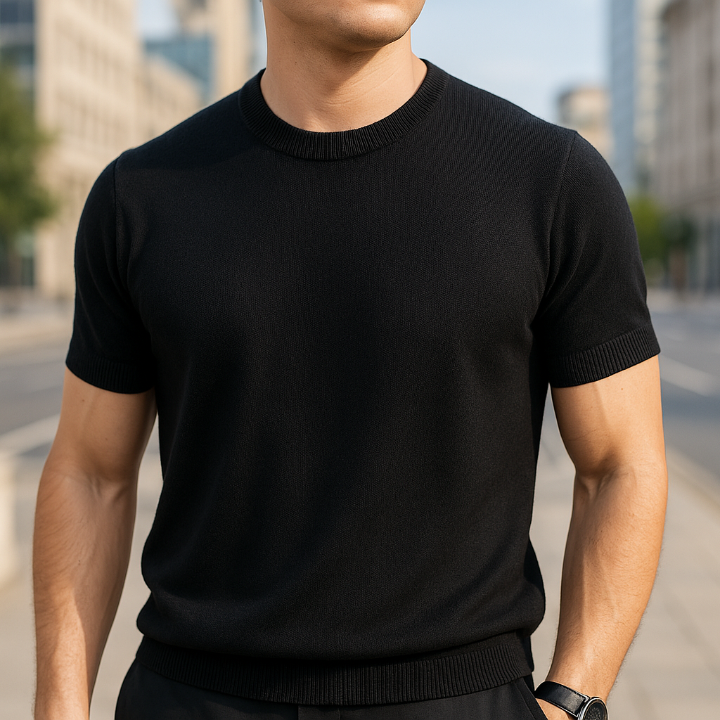 Men's Knitted T-Shirt