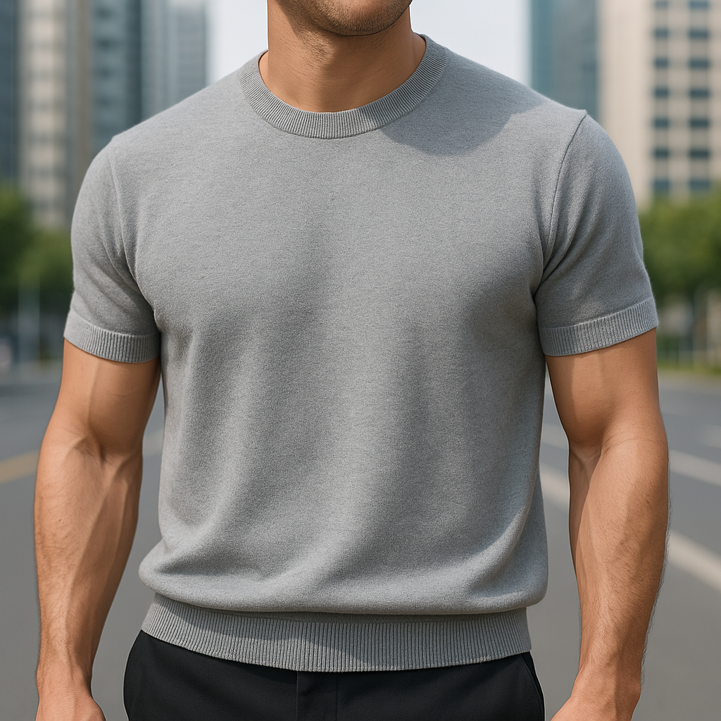 Men's Knitted T-Shirt