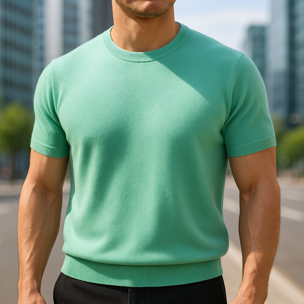 Men's Knitted T-Shirt