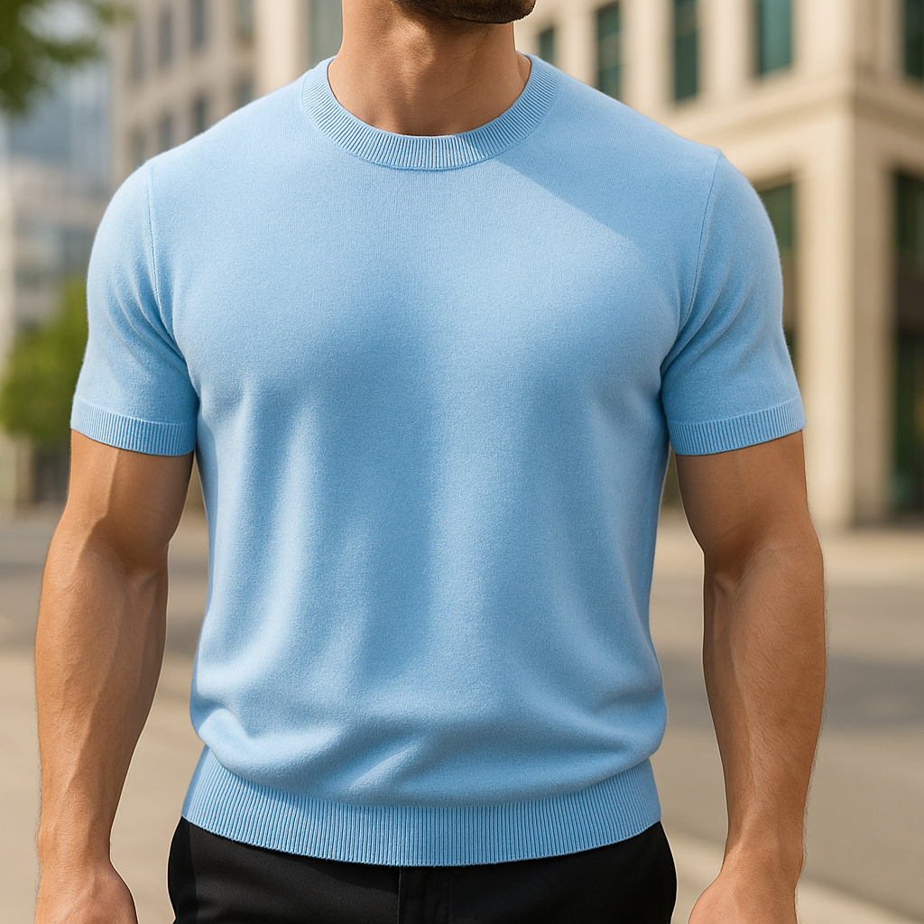 Men's Knitted T-Shirt