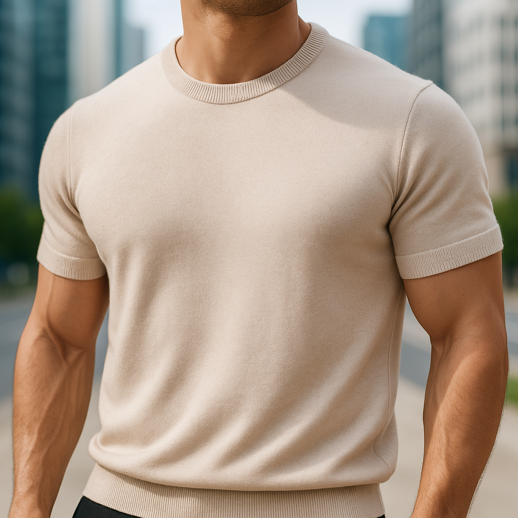 Men's Knitted T-Shirt