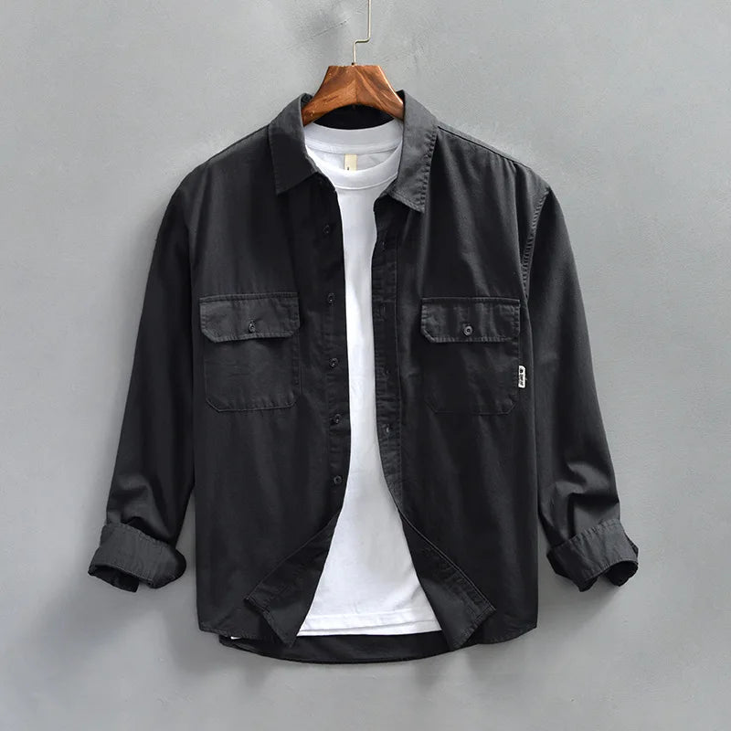 Men's Long Sleeve Button-Up Shirt
