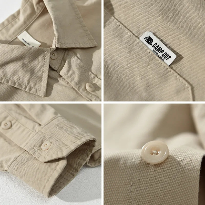 Men's Long Sleeve Button-Up Shirt