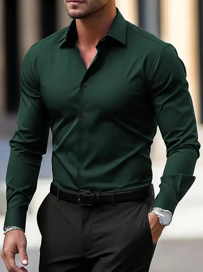 Men's Slim-Fit Dress Shirt