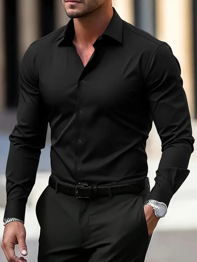 Men's Slim-Fit Dress Shirt