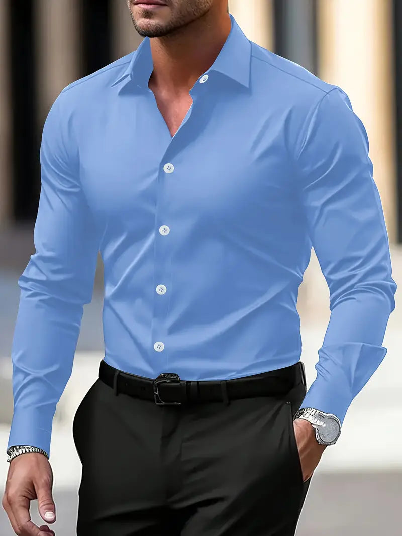 Men's Slim-Fit Dress Shirt