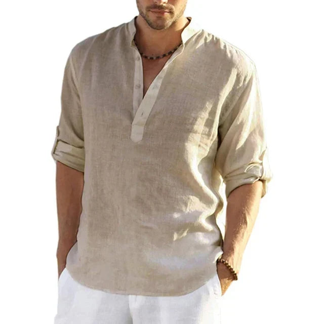 Men's Summer Linen Shirt