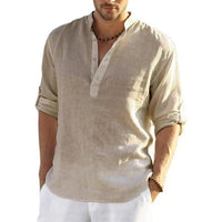 Men's Summer Linen Shirt
