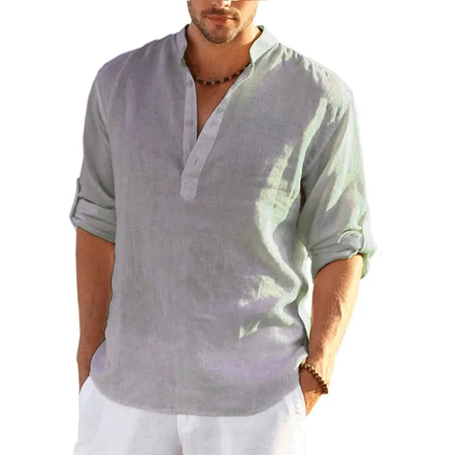 Men's Summer Linen Shirt