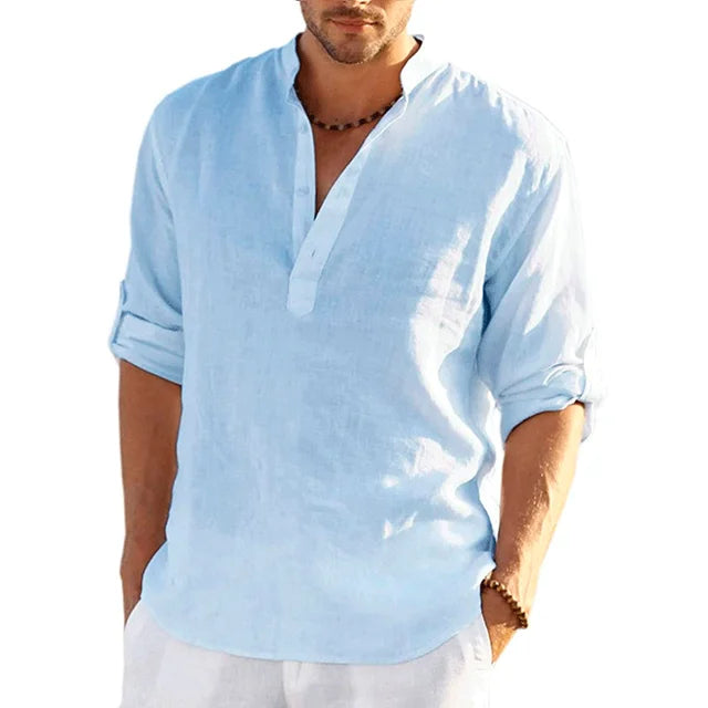 Men's Summer Linen Shirt