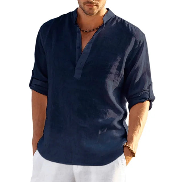 Men's Summer Linen Shirt