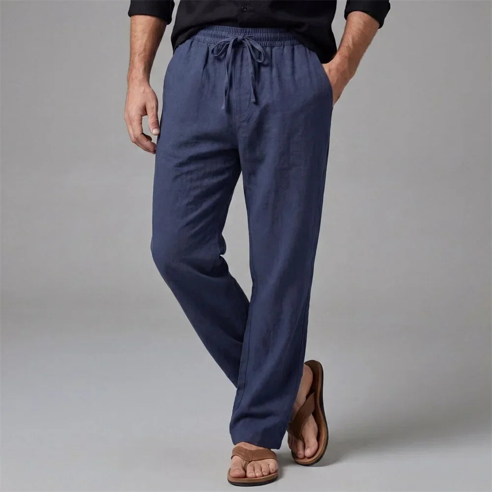 Men's Summer Linen Trousers
