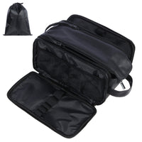 Men's Waterproof Toiletry Bag with Double Zippers