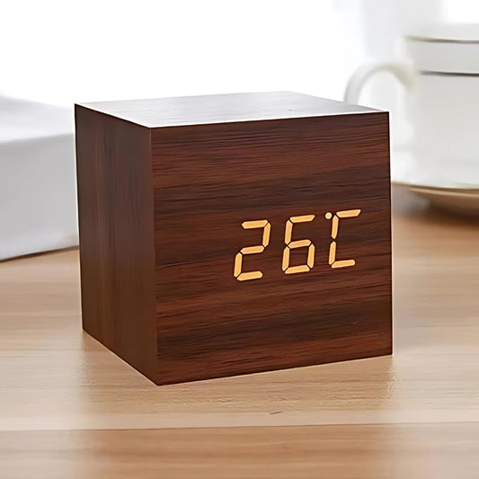 Modern Cube LED Alarm Clock