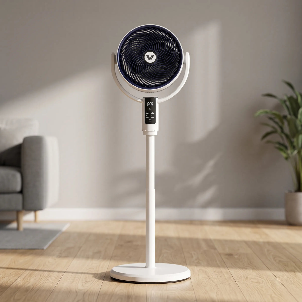 Modern Oscillating Floor Fan