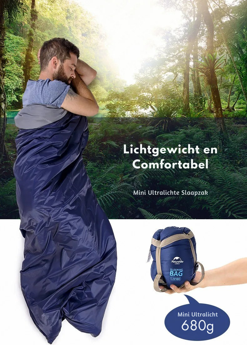 Mubil Naturehike - Compact Sleeping Bag Green | Lightweight & Warm ...