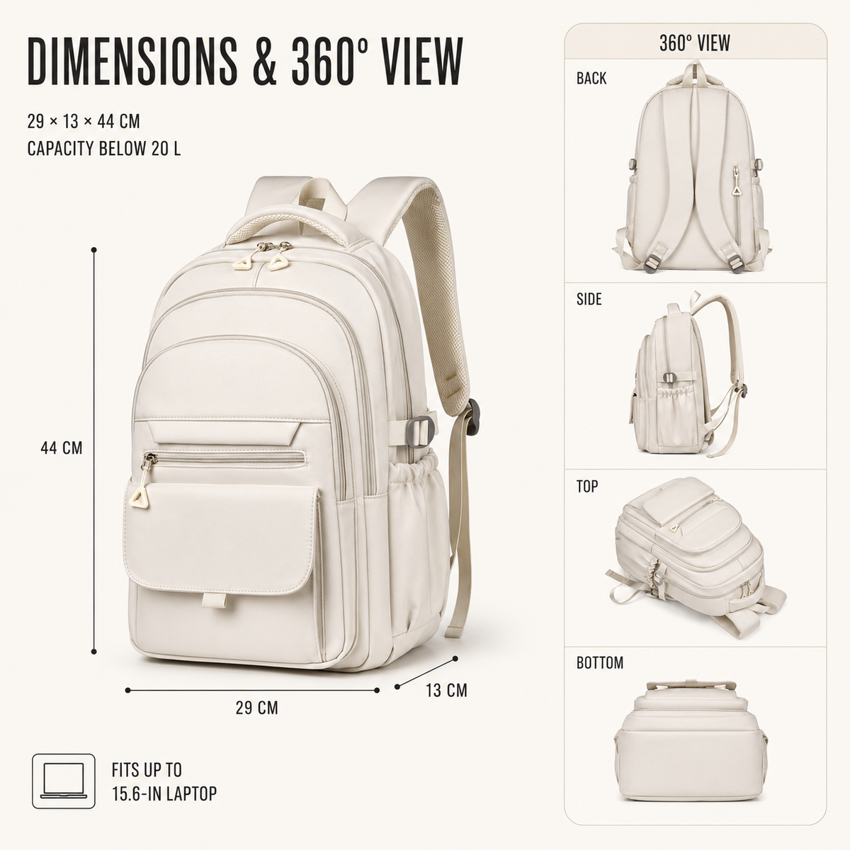 Multi Layer Oxford Backpack