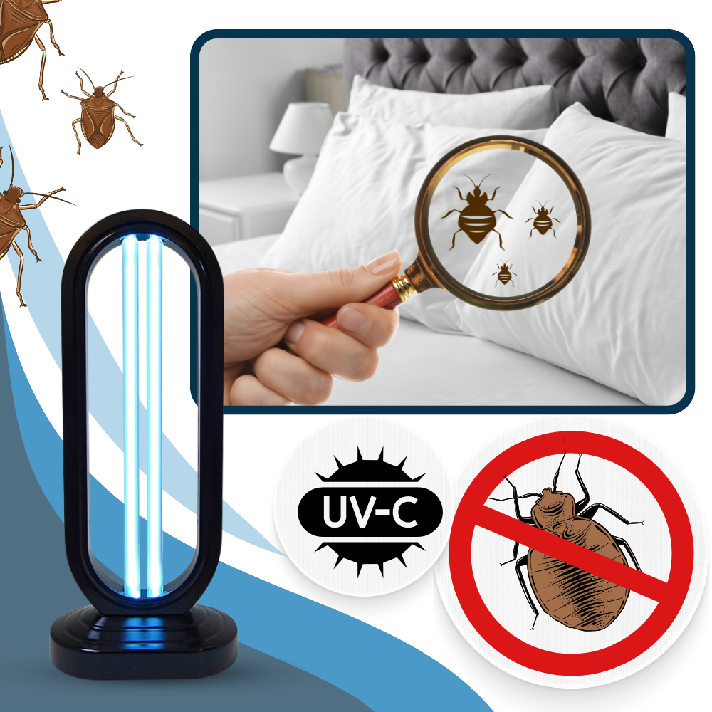 Multi-Surface UV Disinfectant Bulb – Strongest Bed Bug Killer for Home & Travel Use