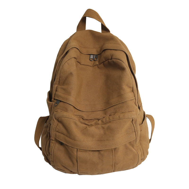 Multifunctional Canvas School Backpack