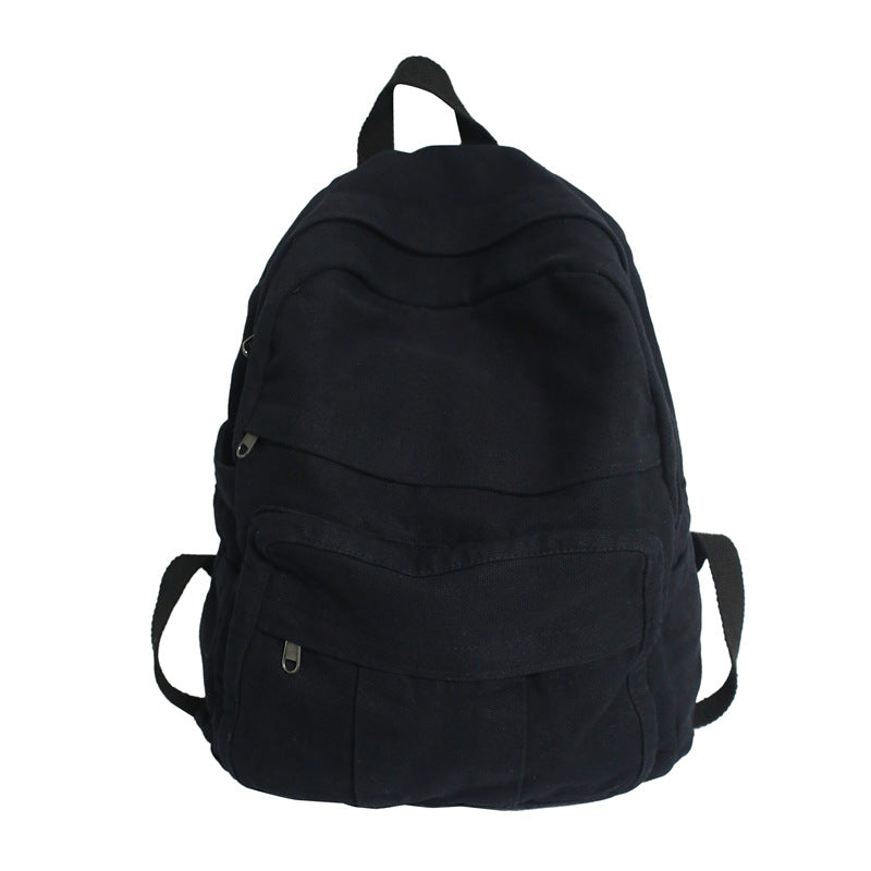 Multifunctional Canvas School Backpack