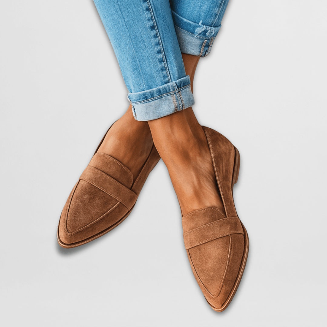 Orthopedic Pointed-Toe Loafers