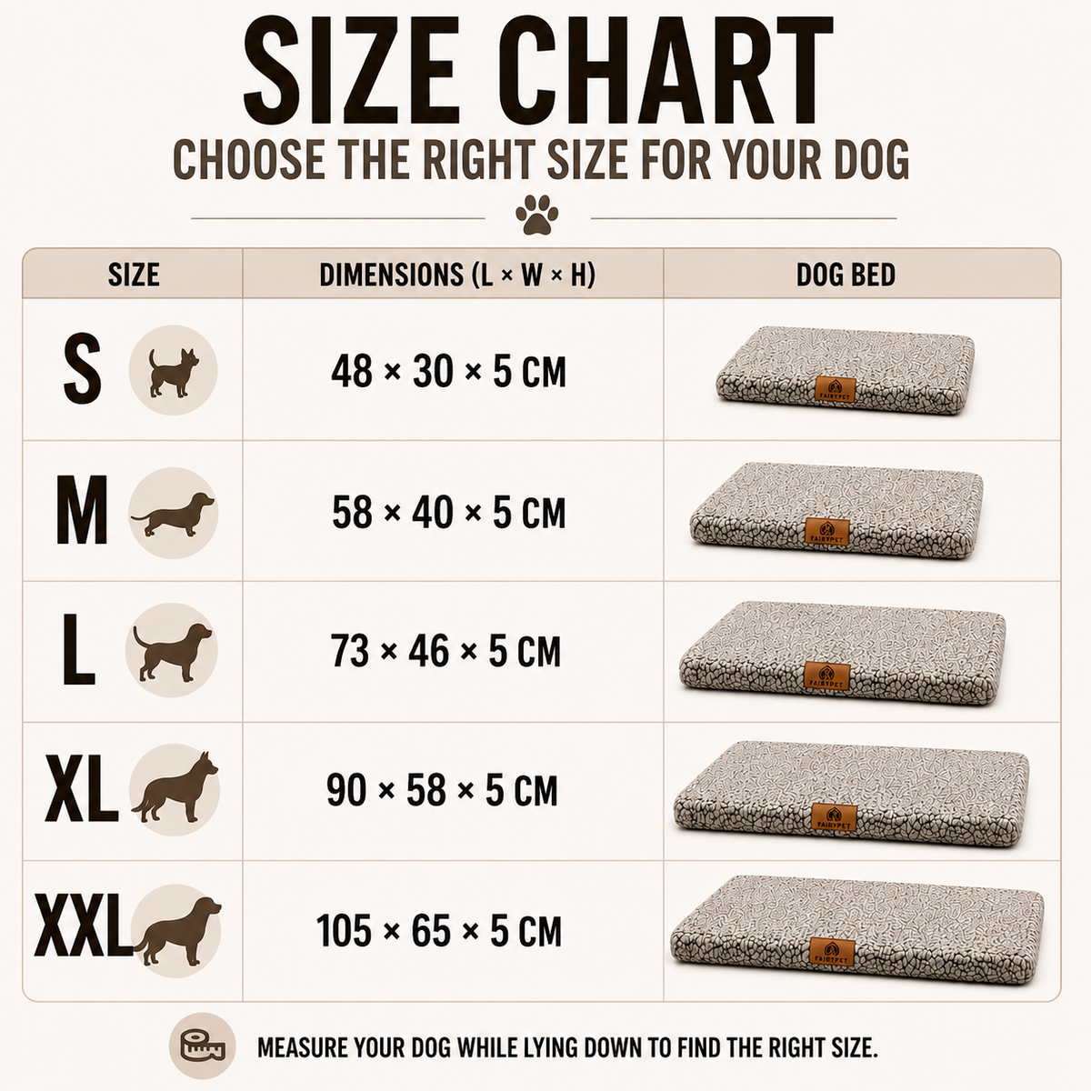 Pawventure Flat Orthopedic Foam Dog Mat