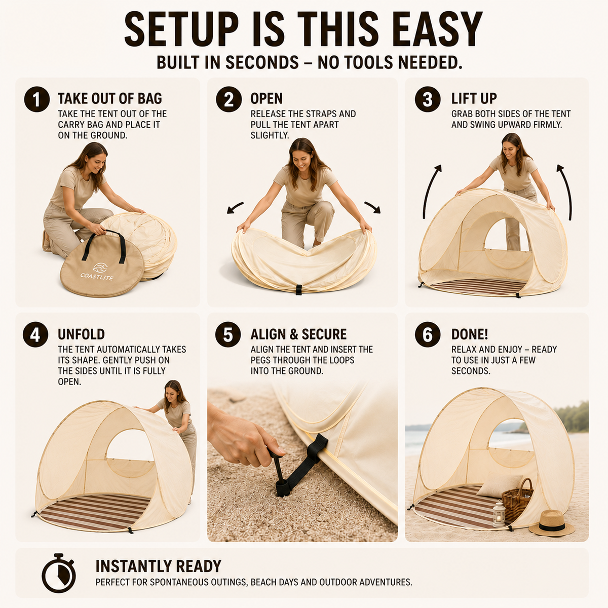 Pop-Up Beach Shelter