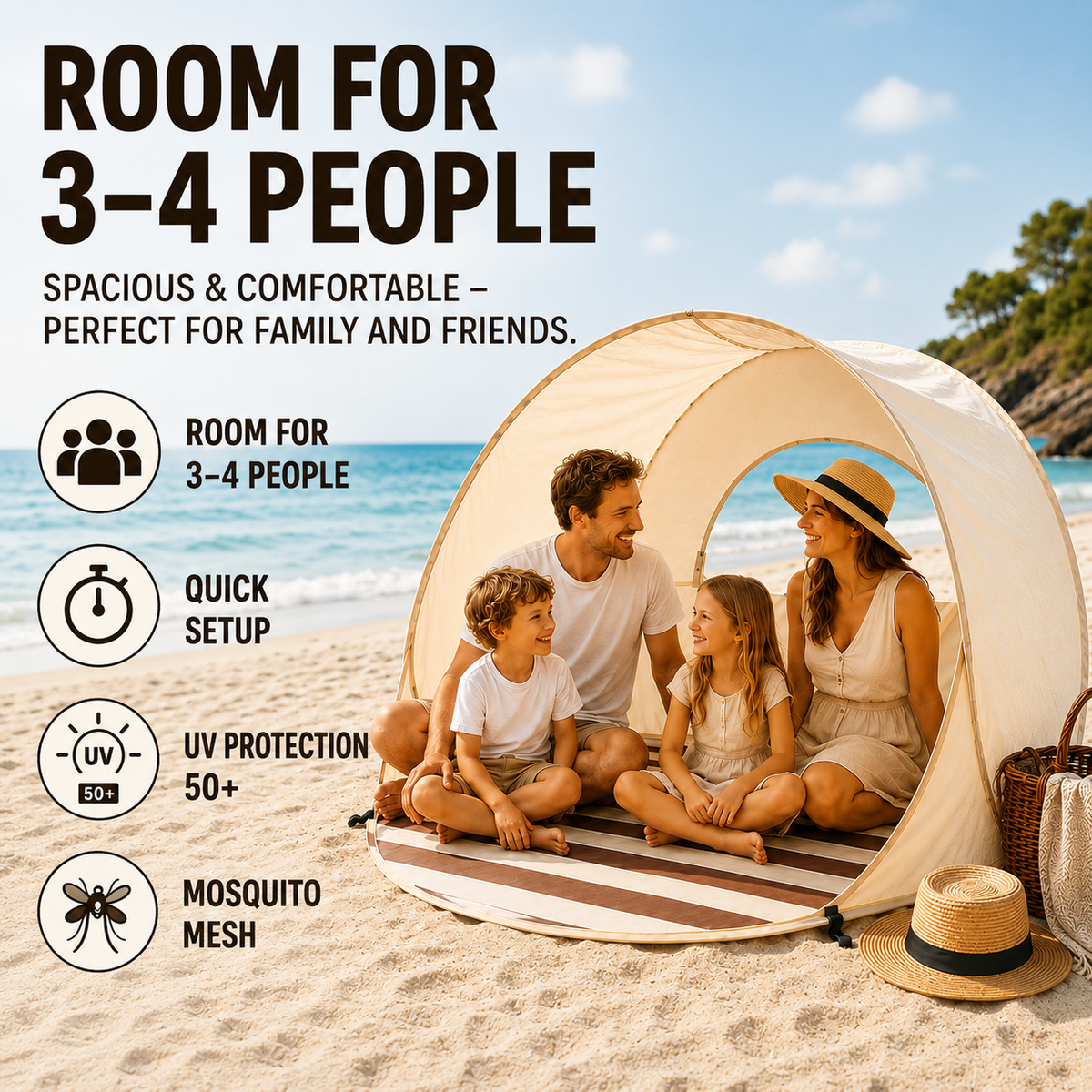 Pop-Up Beach Shelter