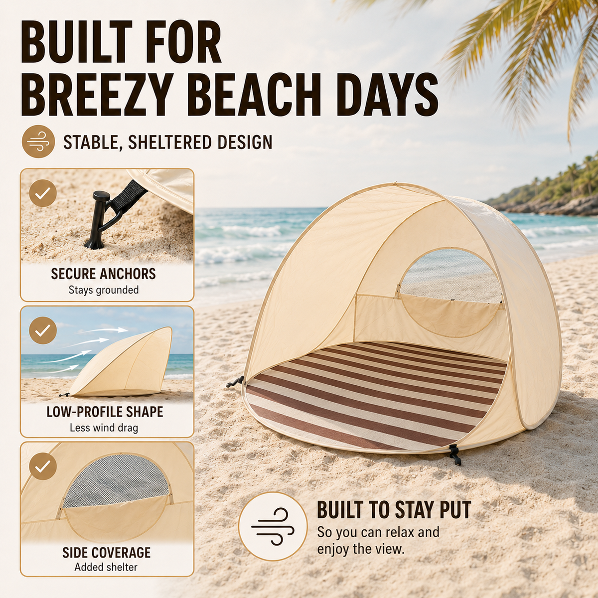 Pop-Up Beach Shelter