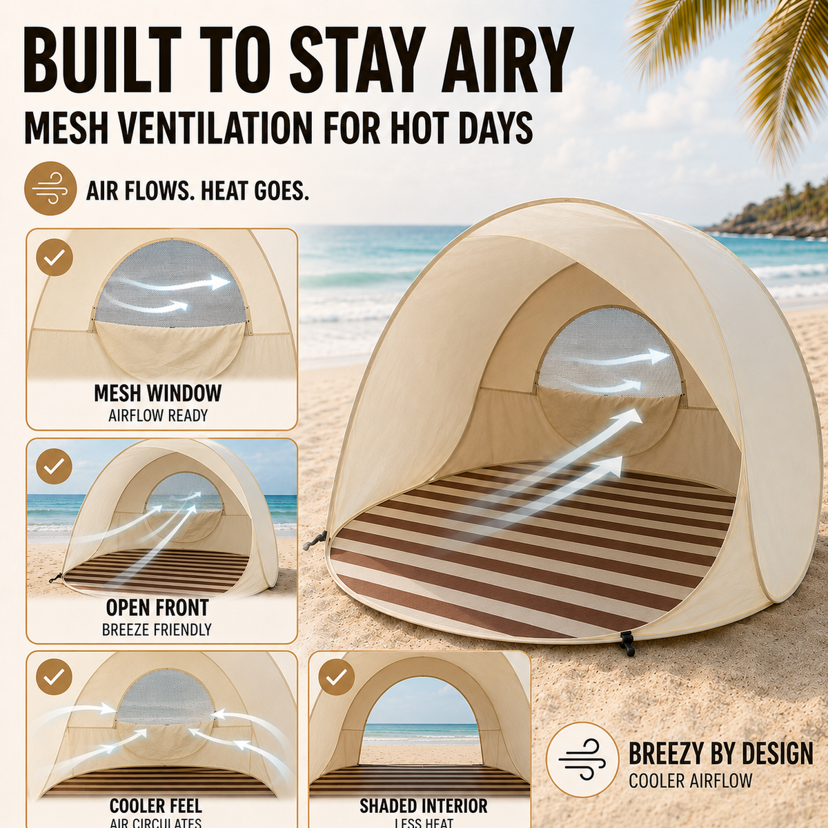 Pop-Up Beach Shelter